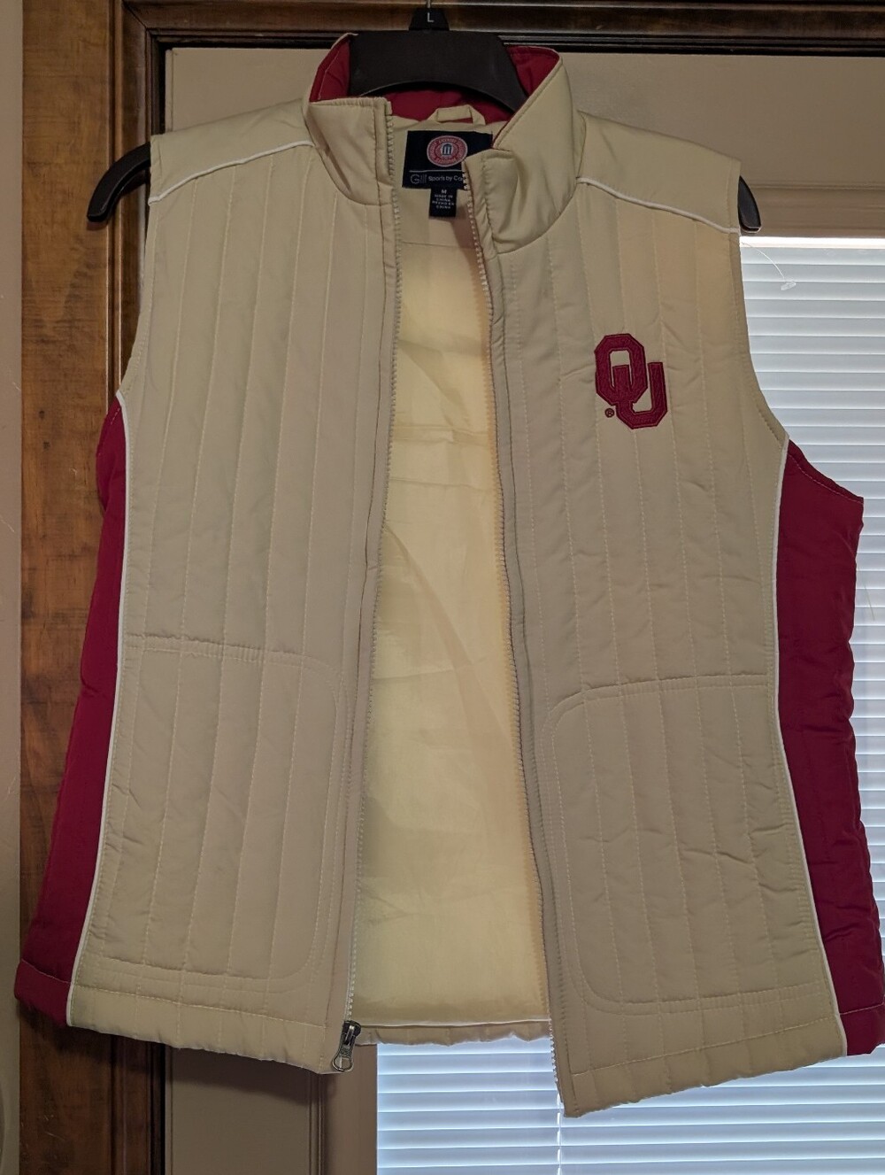 OU Sooners Puffer Vest  GIII Sports by Carl Banks Size M